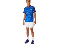 Online ASICS MEN MATCH GRAPHIC SHORT SLEEVE TOP Dive Blue