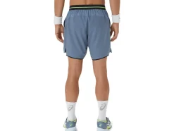 Best ASICS MEN MATCH 7IN SHORT Steel Blue