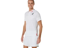 Shop ASICS MEN MATCH POLO-SHIRT Brilliant White