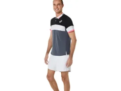 Best Sale ASICS MEN MATCH POLO-SHIRT Performance Black/Carrier Grey
