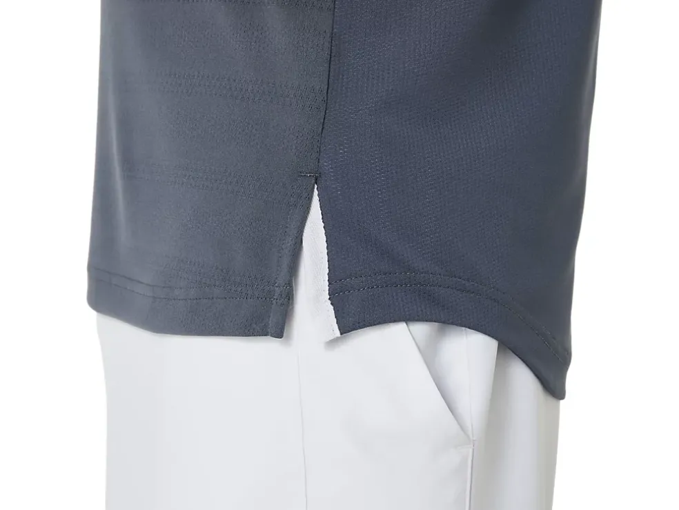 Best Sale ASICS MEN MATCH POLO-SHIRT Performance Black/Carrier Grey