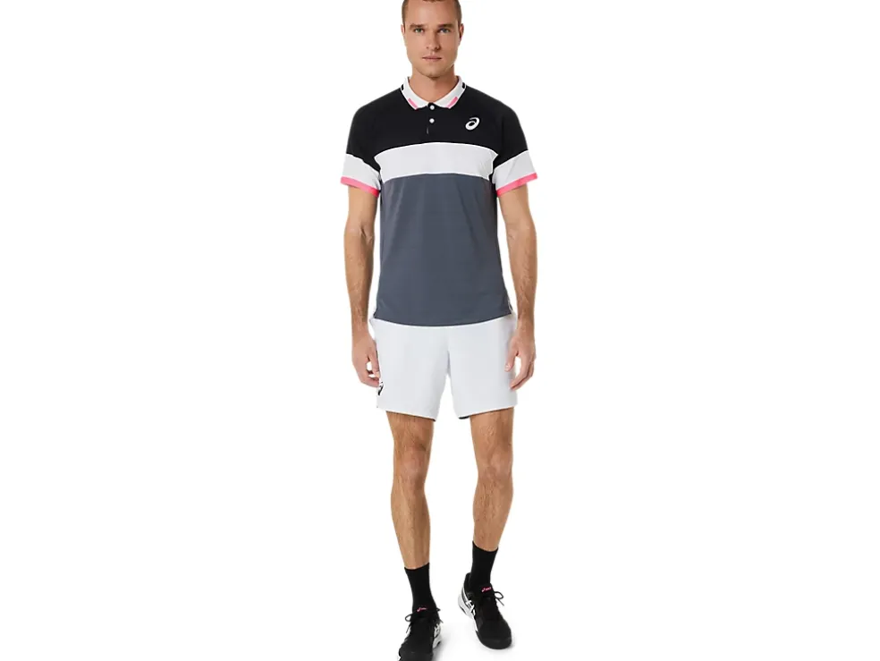 Best Sale ASICS MEN MATCH POLO-SHIRT Performance Black/Carrier Grey