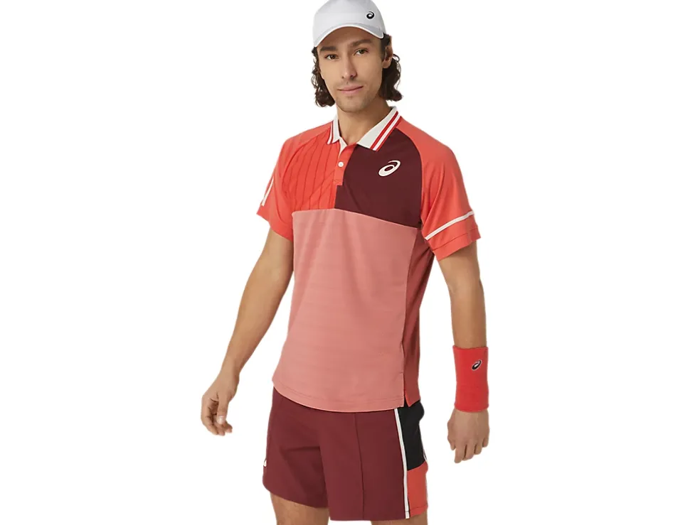 Store ASICS MEN MATCH POLO-SHIRT Red Snapper