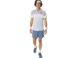 Clearance ASICS MEN MATCH POLO-SHIRT Dusk Violet/Soft Sky