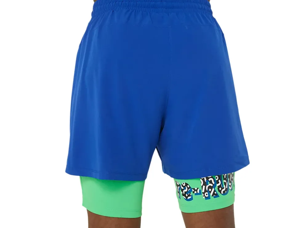 Flash Sale ASICS MEN NEW STRONG rePURPOSED RUN SHORT Royal/Track
