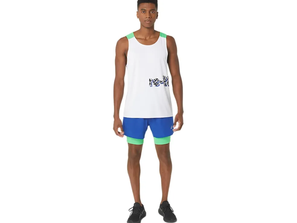 Flash Sale ASICS MEN NEW STRONG rePURPOSED RUN SHORT Royal/Track