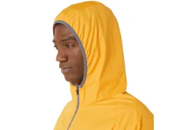 Sale ASICS MEN PACKABLE JACKET Amber/Metropolis