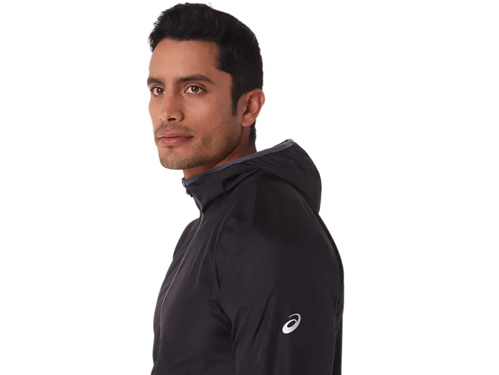 Clearance ASICS MEN PACKABLE JACKET Performance Black
