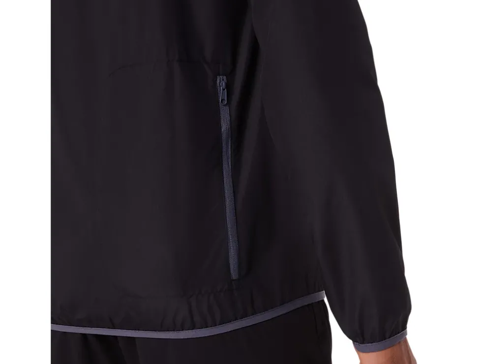 Clearance ASICS MEN PACKABLE JACKET Performance Black