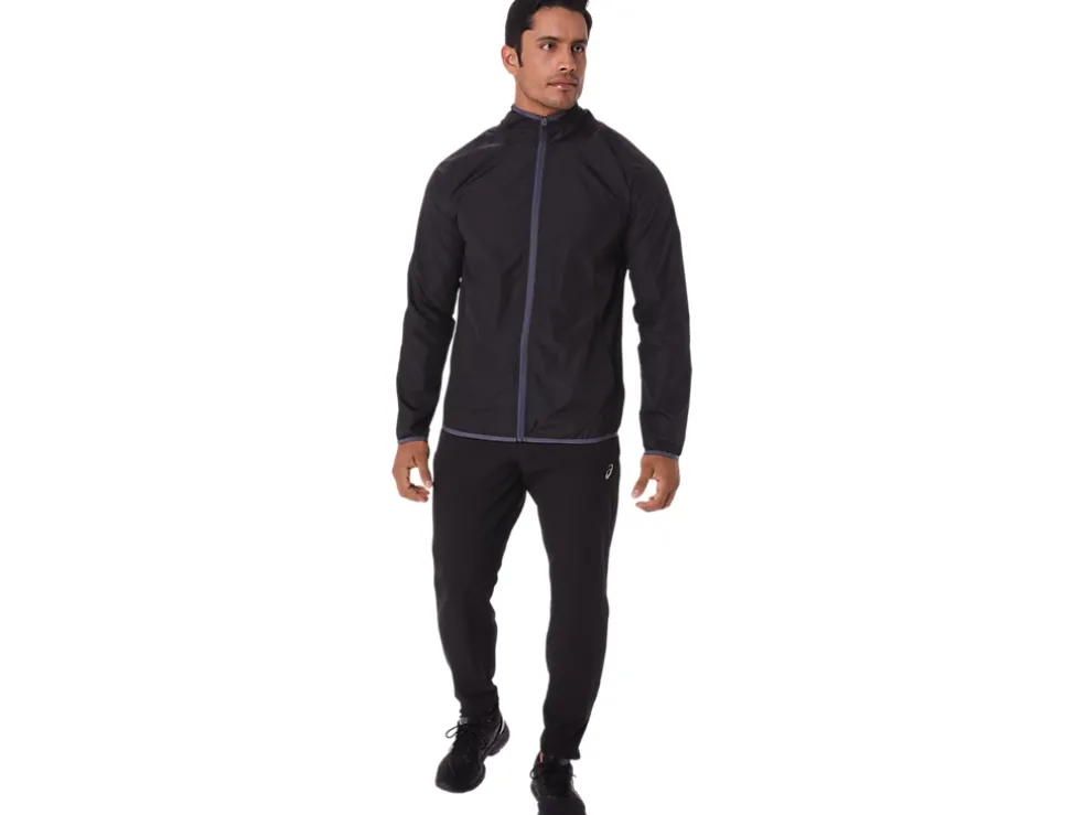 Clearance ASICS MEN PACKABLE JACKET Performance Black