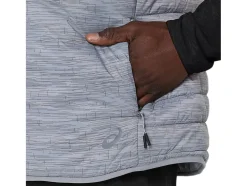 Cheap ASICS MEN PERFORMANCE INSULATED VEST 2.0 Sheet Rock Digital Japanism Print