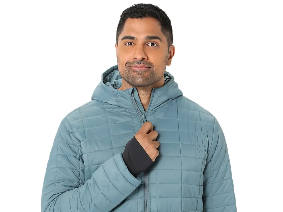 Hot ASICS MEN PERFORMANCE INSULATED JACKET 2.0 Foggy Teal