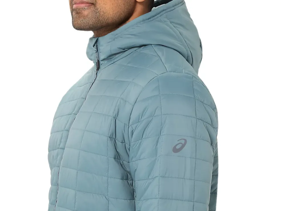 Hot ASICS MEN PERFORMANCE INSULATED JACKET 2.0 Foggy Teal