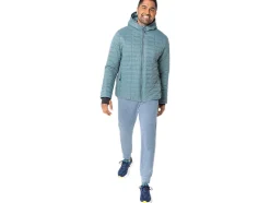 Hot ASICS MEN PERFORMANCE INSULATED JACKET 2.0 Foggy Teal