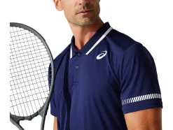 Cheap ASICS MEN POLO SHIRT Peacoat