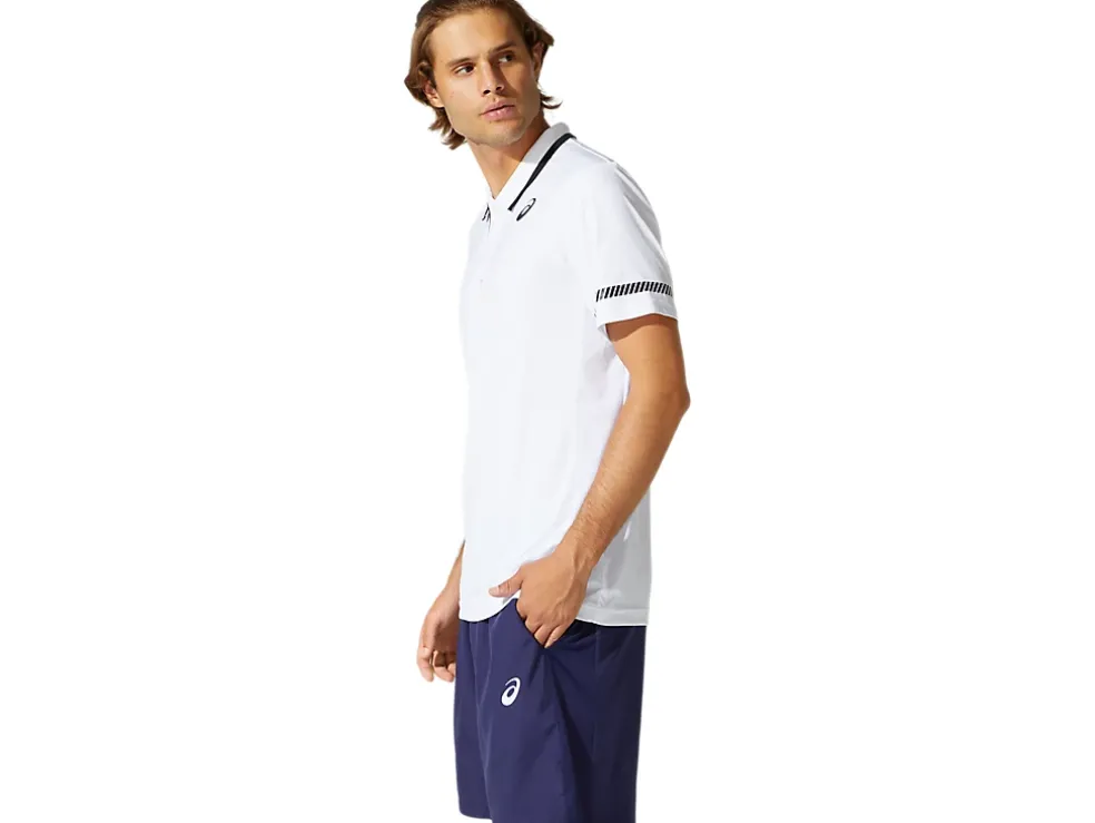 Cheap ASICS MEN POLO SHIRT Brilliant White