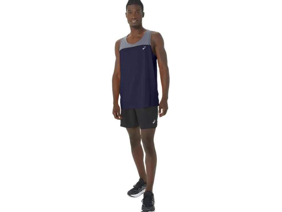 Online ASICS MEN PR LYTE SINGLET Peacoat