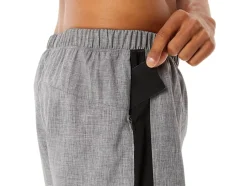 Fashion ASICS MEN READY SET 5IN SHORT Dark Grey Heather/Performance Black