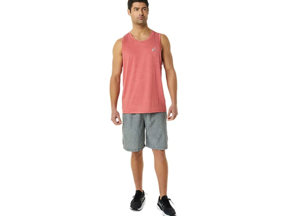 Online ASICS MEN READY-SET LYTE SINGLET Classic Red Heather