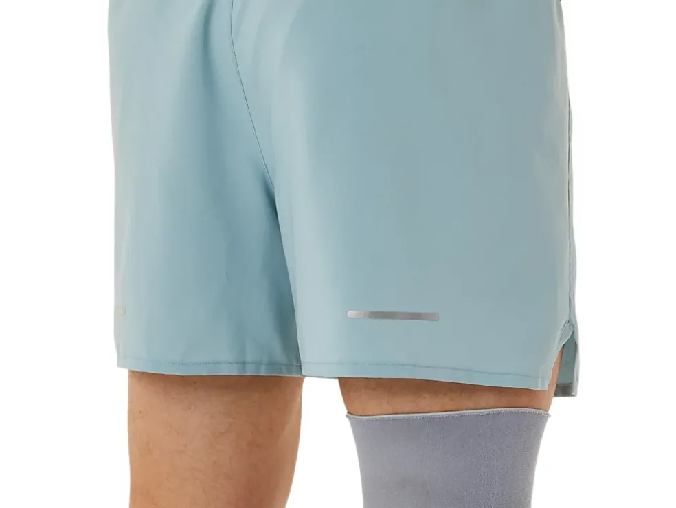 Hot ASICS MEN ROAD 5IN SHORT Light Steel