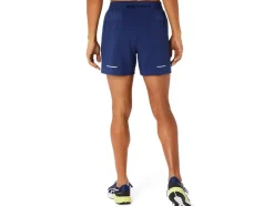 Hot ASICS MEN ROAD 5IN SHORT Deep Ocean