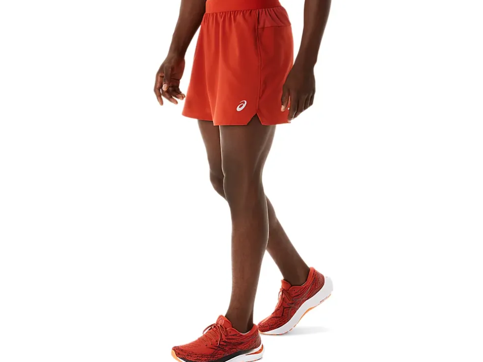 New ASICS MEN ROAD 5IN SHORT Spice Latte