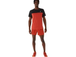 New ASICS MEN ROAD 5IN SHORT Spice Latte