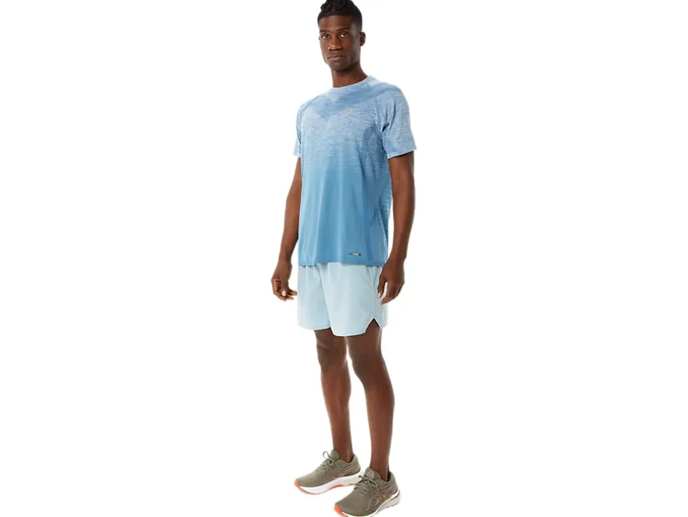 Outlet ASICS MEN ROAD 7IN SHORT Light Steel