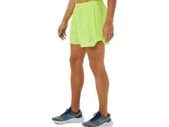 Outlet ASICS MEN ROAD 5IN SHORT Hazard Green
