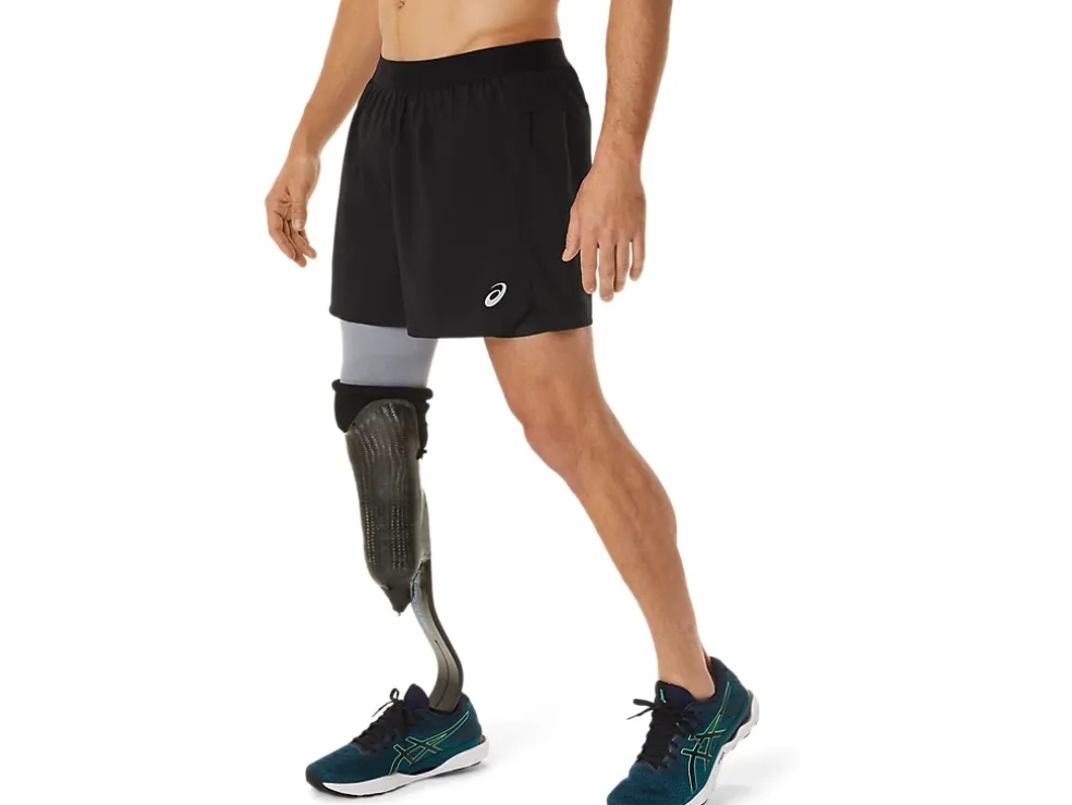 Discount ASICS MEN ROAD 2-N-1 5IN SHORT Performance Black