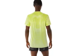 Cheap ASICS MEN SEAMLESS SHORT SLEEVE TOP Light Sage/Lime Zest