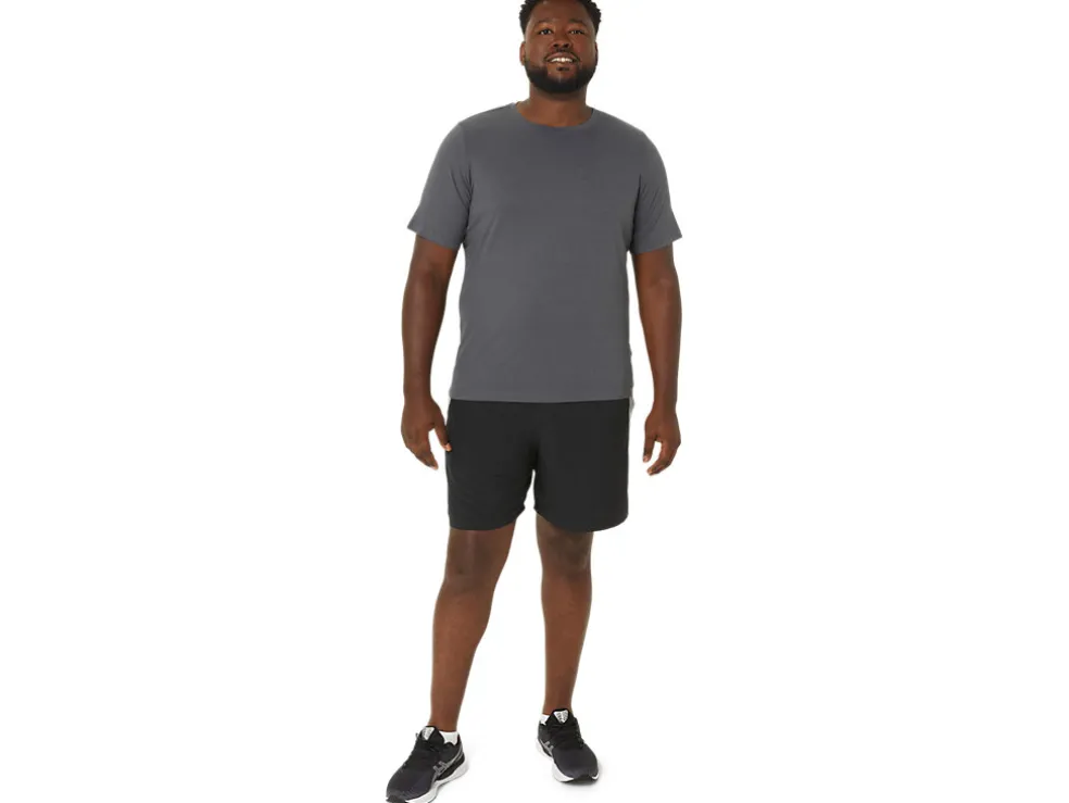 Flash Sale ASICS MEN SHORT SLEEVE HTHR TECH TOP Dark Grey Heather