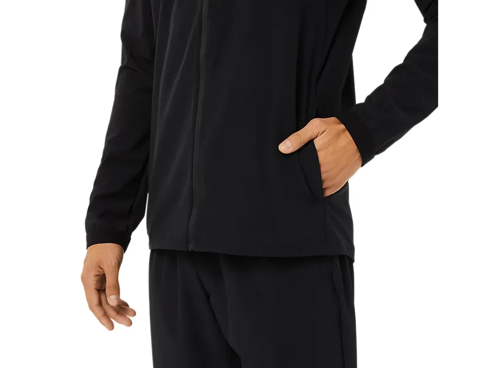 Store ASICS MEN STRETCH WOVEN JACKET Performance Black