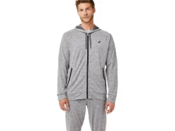 Outlet ASICS MEN TECH FULL ZIP HOODIE Carrier Grey Heather