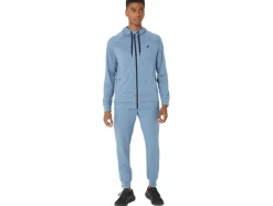 Store ASICS MEN TECH FZ HOODIE 2.0 Steel Blue Spacedye