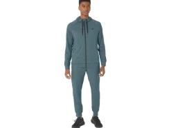 Outlet ASICS MEN TECH FZ HOODIE 2.0 Foggy Teal Spacedye
