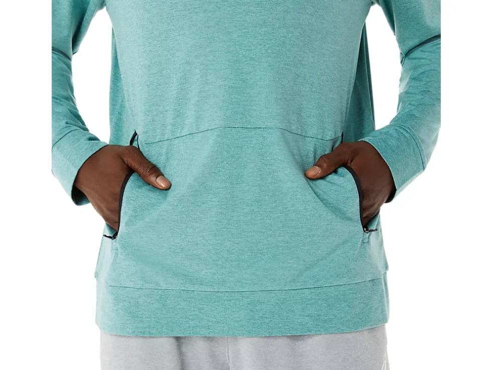 Flash Sale ASICS MEN TECH PULLOVER HOODIE Sage Heather
