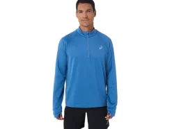 Cheap ASICS MEN THERMOPOLIS WINTER 1/2 ZIP Azure