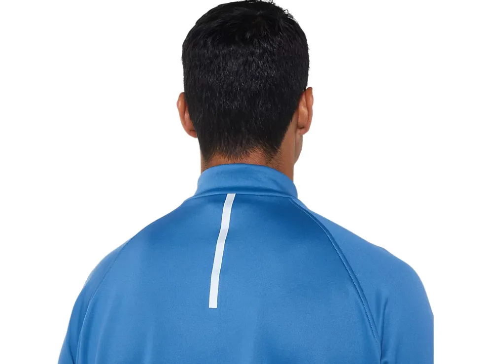 Cheap ASICS MEN THERMOPOLIS WINTER 1/2 ZIP Azure