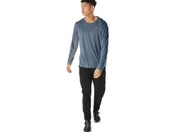 Cheap ASICS MEN TRAIN SANA LONG SLEEVE Steel Blue/Peacoat