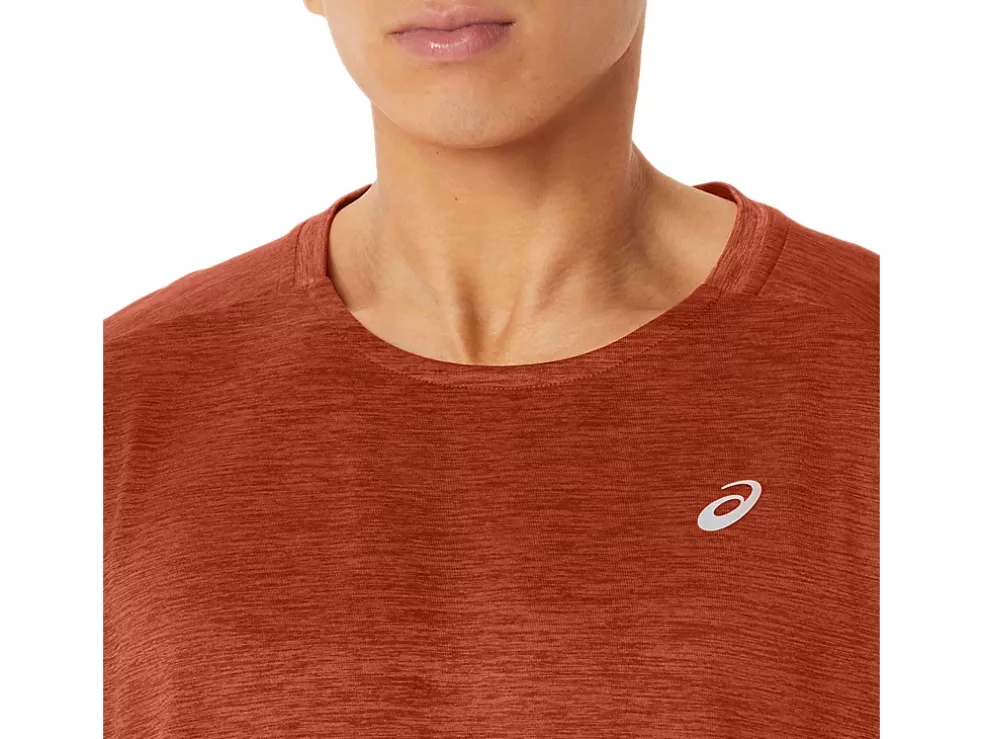 Flash Sale ASICS MEN TRAIN SANA SHORT SLEEVE Spice Latte/Sheet Rock