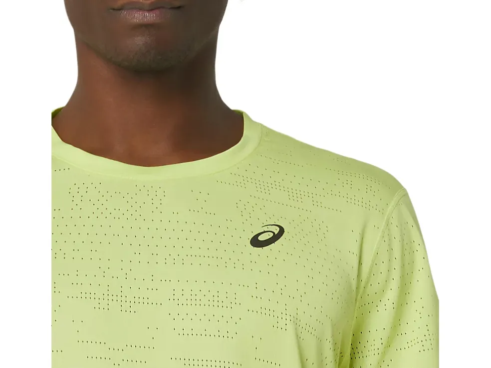 Shop ASICS MEN VENTILATE ACTIBREEZE SHORT SLEEVE TOP Glow Yellow