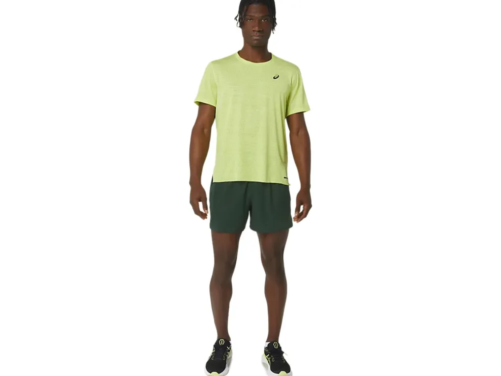 Shop ASICS MEN VENTILATE ACTIBREEZE SHORT SLEEVE TOP Glow Yellow