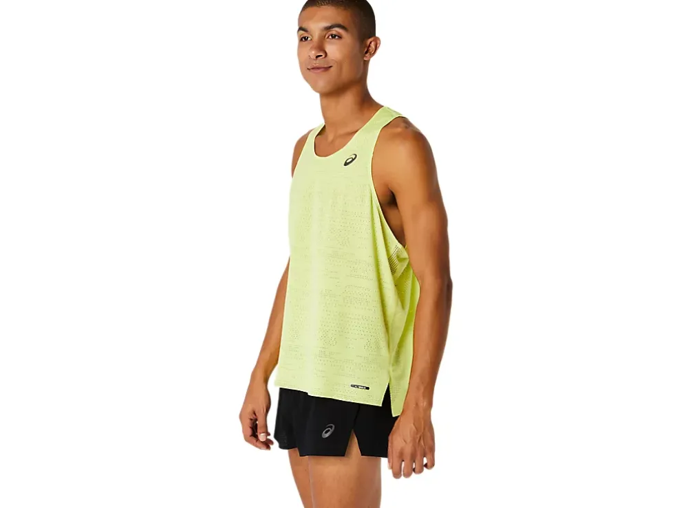 Cheap ASICS MEN VENTILATE ACTIBREEZE SINGLET Glow Yellow