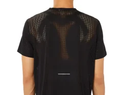 New ASICS MEN VENTILATE ACTIBREEZE SHORT SLEEVE TOP Performance Black