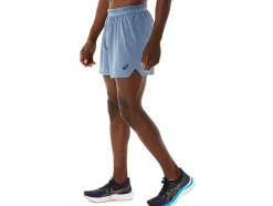 Store ASICS MEN VENTILATE 5IN SHORT Steel Blue