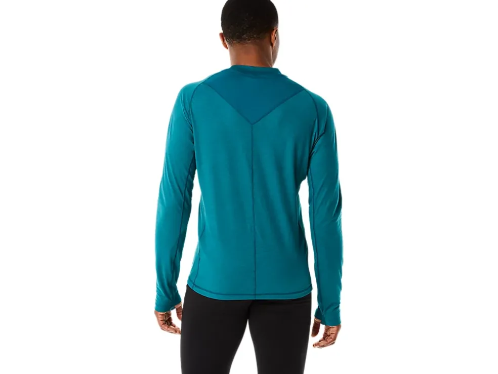Discount ASICS MEN WINTER RUN LONG SLEEVE TOP Velvet Pine