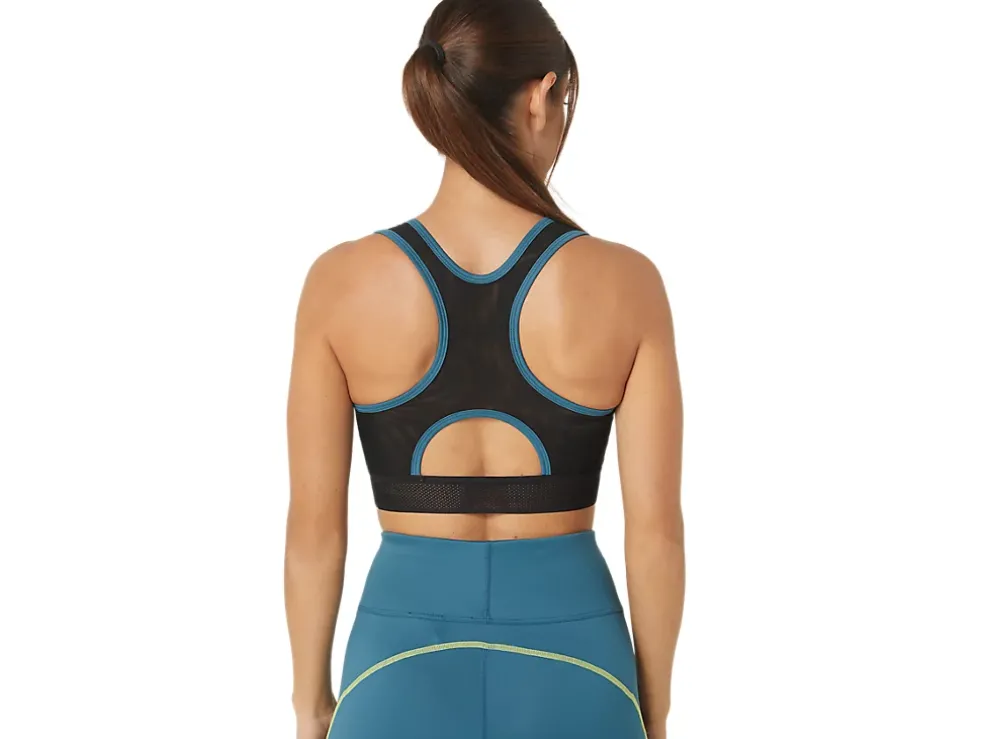Best ASICS MESH PANEL TRAINING BRA Gloomy Sea
