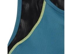 Best ASICS MESH PANEL TRAINING BRA Gloomy Sea