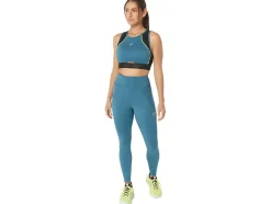 Best ASICS MESH PANEL TRAINING BRA Gloomy Sea